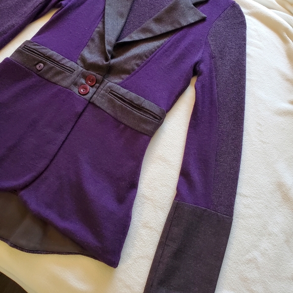 Paper People Clothing upcycled blazer - Picture 2 of 12